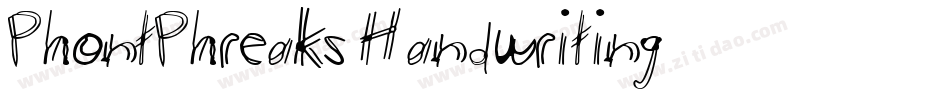 PhontPhreaks Handwriting字体转换